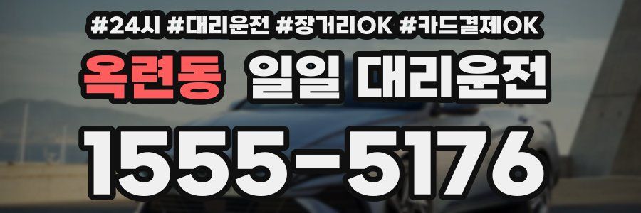 옥련동 일일 대리운전