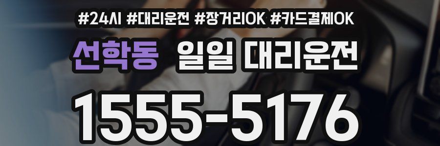 선학동 일일 대리운전