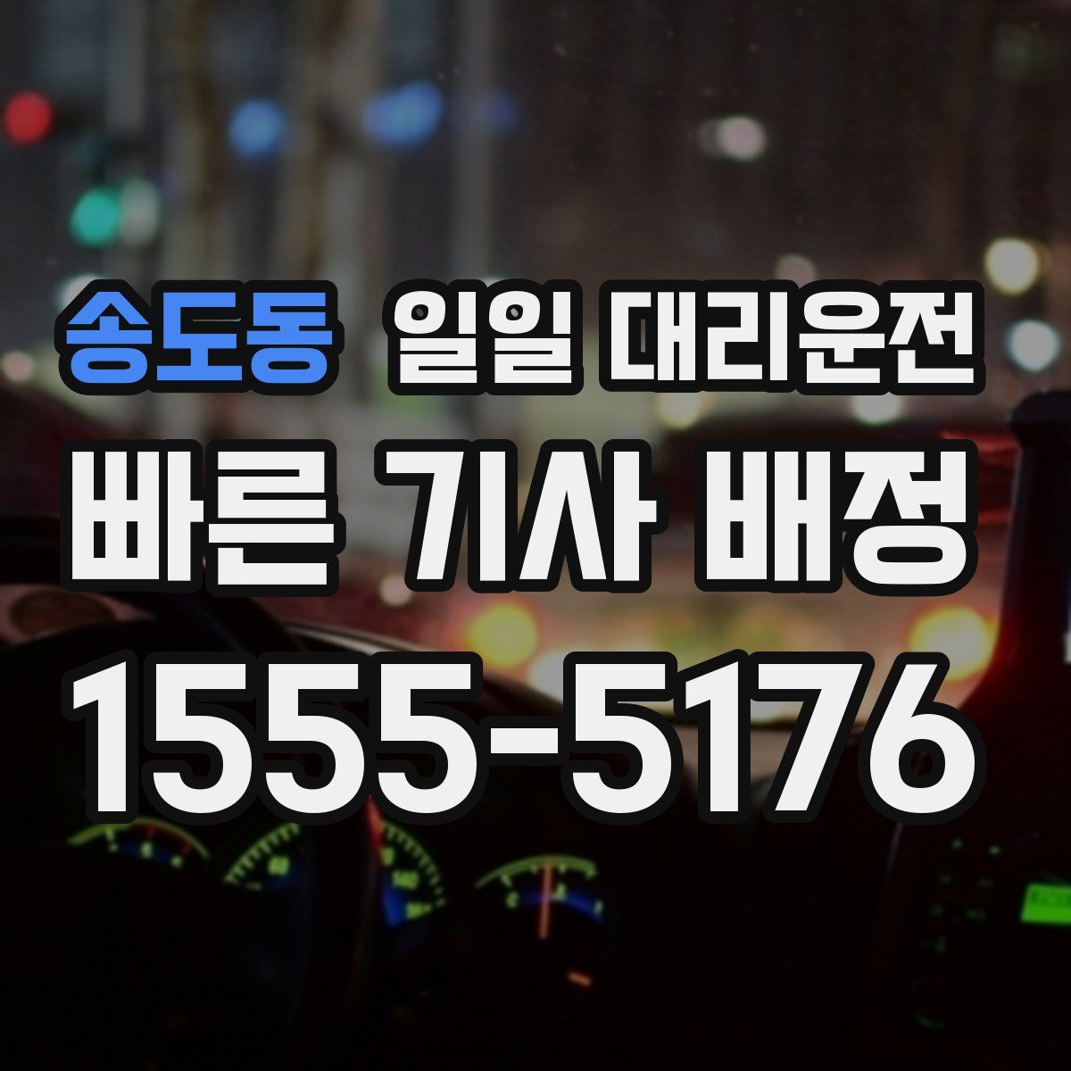 송도동 일일 대리운전
