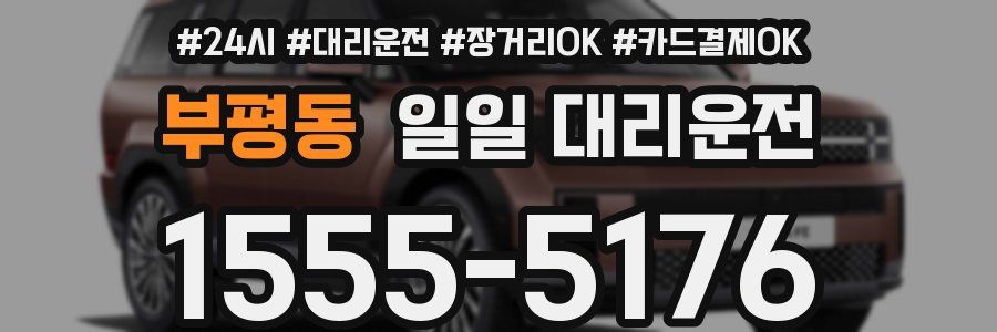 부평동 일일 대리운전