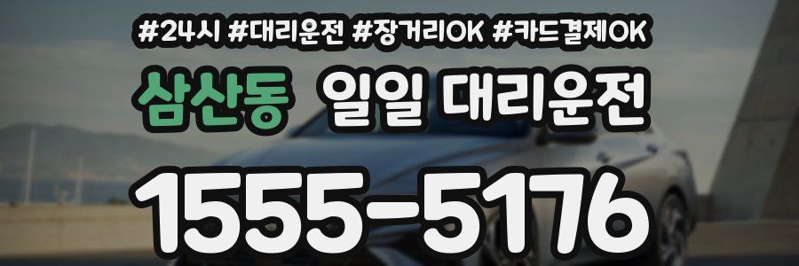 삼산동 일일 대리운전