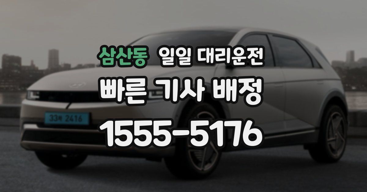 삼산동 일일 대리운전