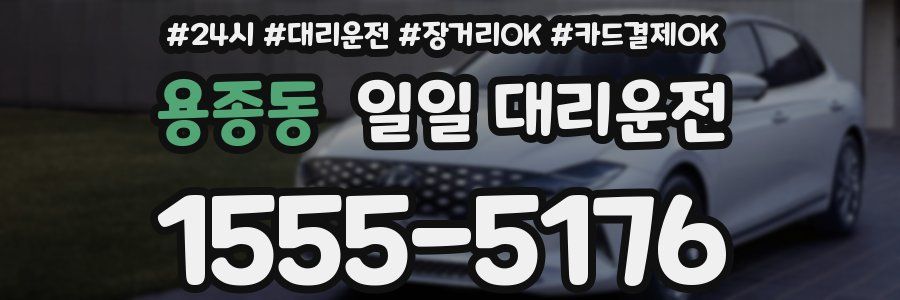 용종동 일일 대리운전