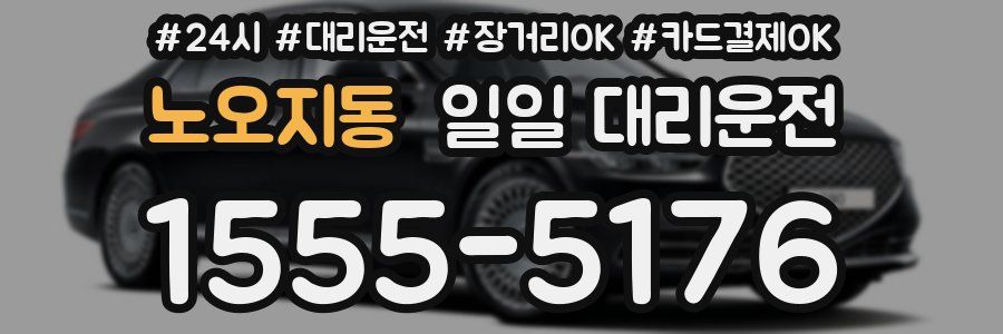노오지동 일일 대리운전