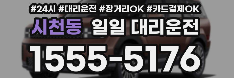 시천동 일일 대리운전