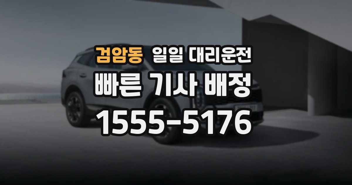 검암동 일일 대리운전