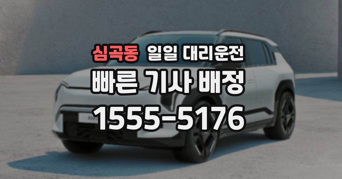 심곡동 일일 대리운전