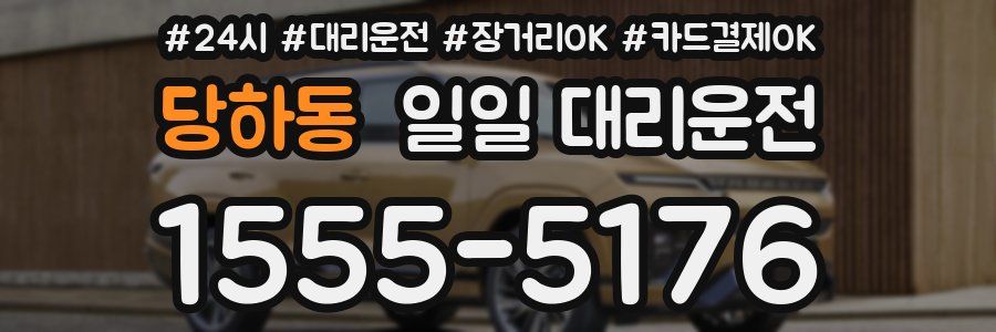 당하동 일일 대리운전
