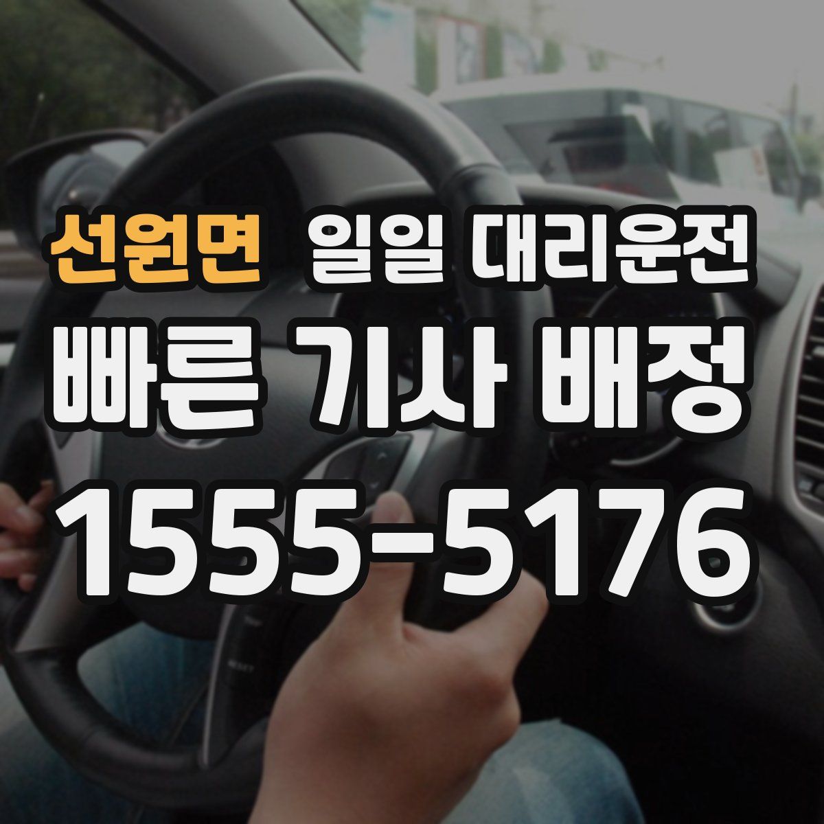 선원면 일일 대리운전