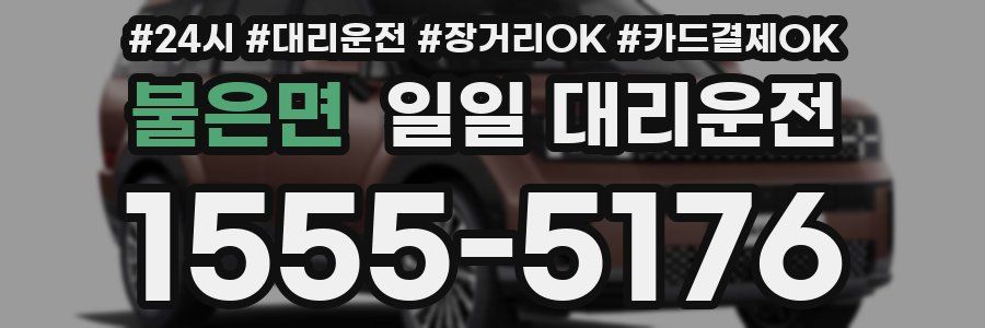 불은면 일일 대리운전