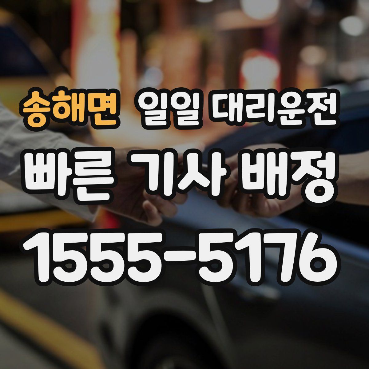 송해면 일일 대리운전