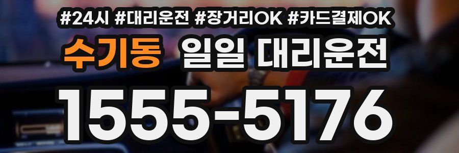 수기동 일일 대리운전