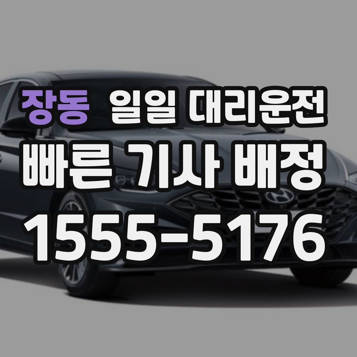 장동 일일 대리운전