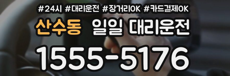 산수동 일일 대리운전