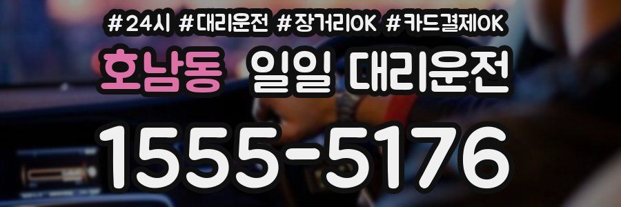 호남동 일일 대리운전
