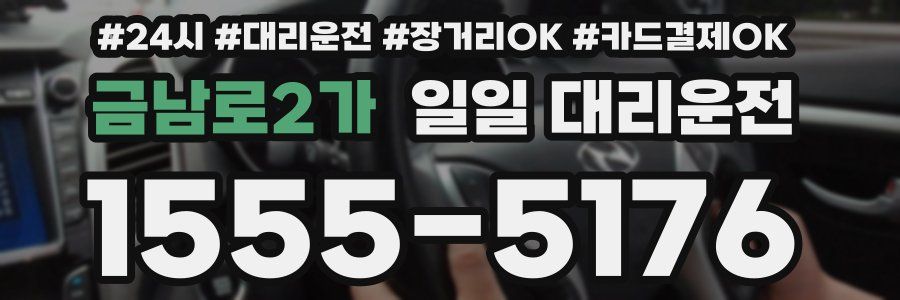 금남로2가 일일 대리운전