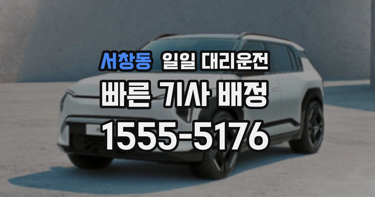 서창동 일일 대리운전