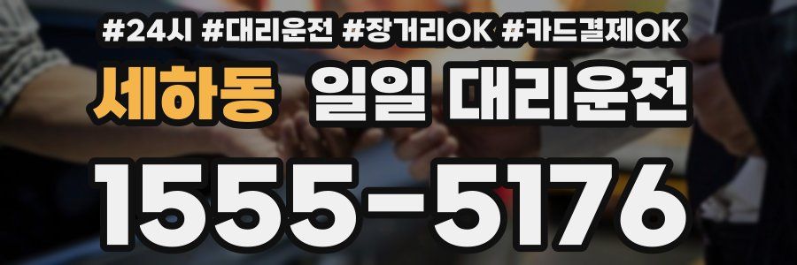 세하동 일일 대리운전