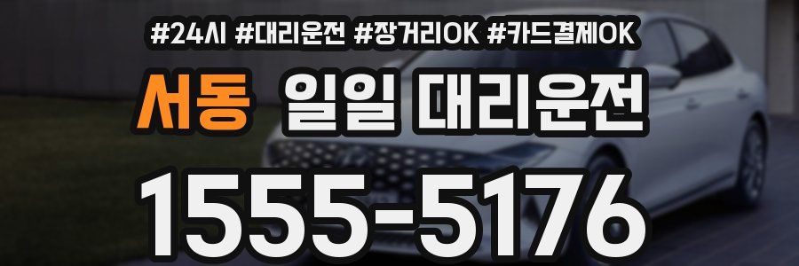 서동 일일 대리운전