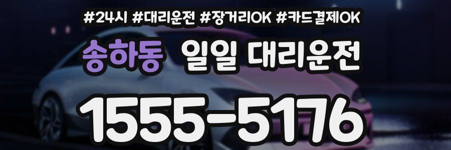 송하동 일일 대리운전