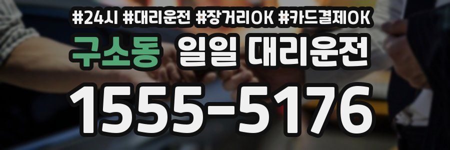 구소동 일일 대리운전