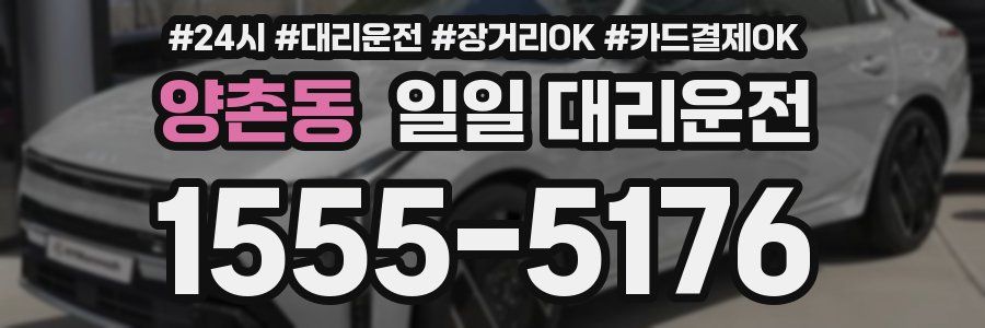 양촌동 일일 대리운전