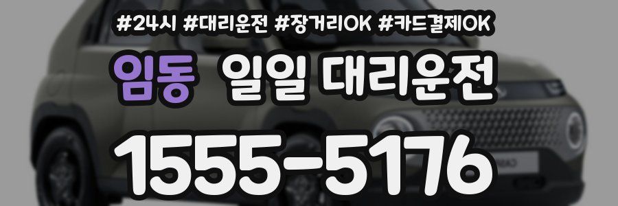임동 일일 대리운전