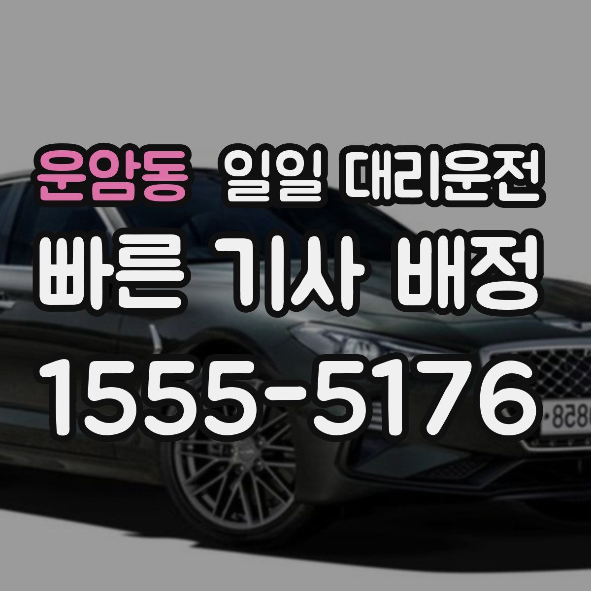 운암동 일일 대리운전