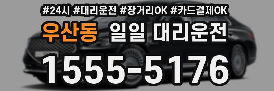 우산동 일일 대리운전