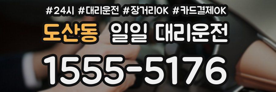 도산동 일일 대리운전