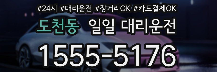 도천동 일일 대리운전