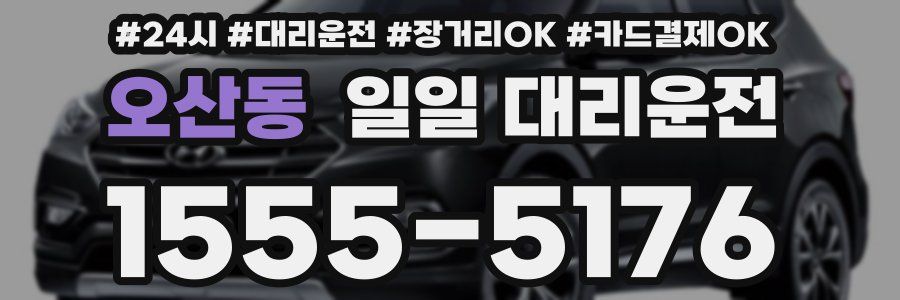 오산동 일일 대리운전
