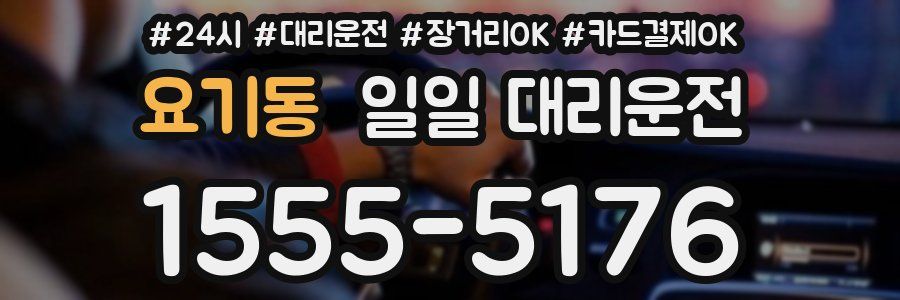 요기동 일일 대리운전