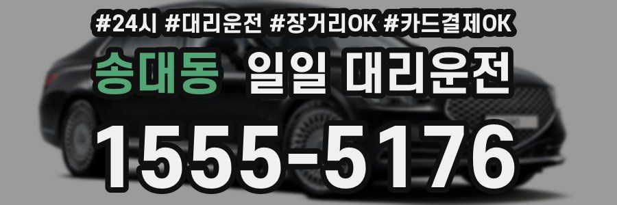 송대동 일일 대리운전