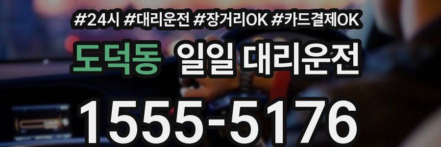 도덕동 일일 대리운전