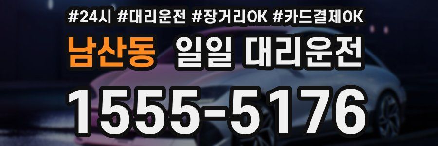남산동 일일 대리운전