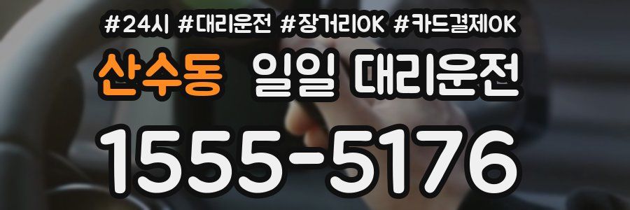 산수동 일일 대리운전