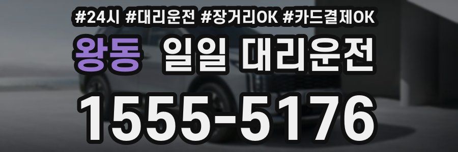 왕동 일일 대리운전