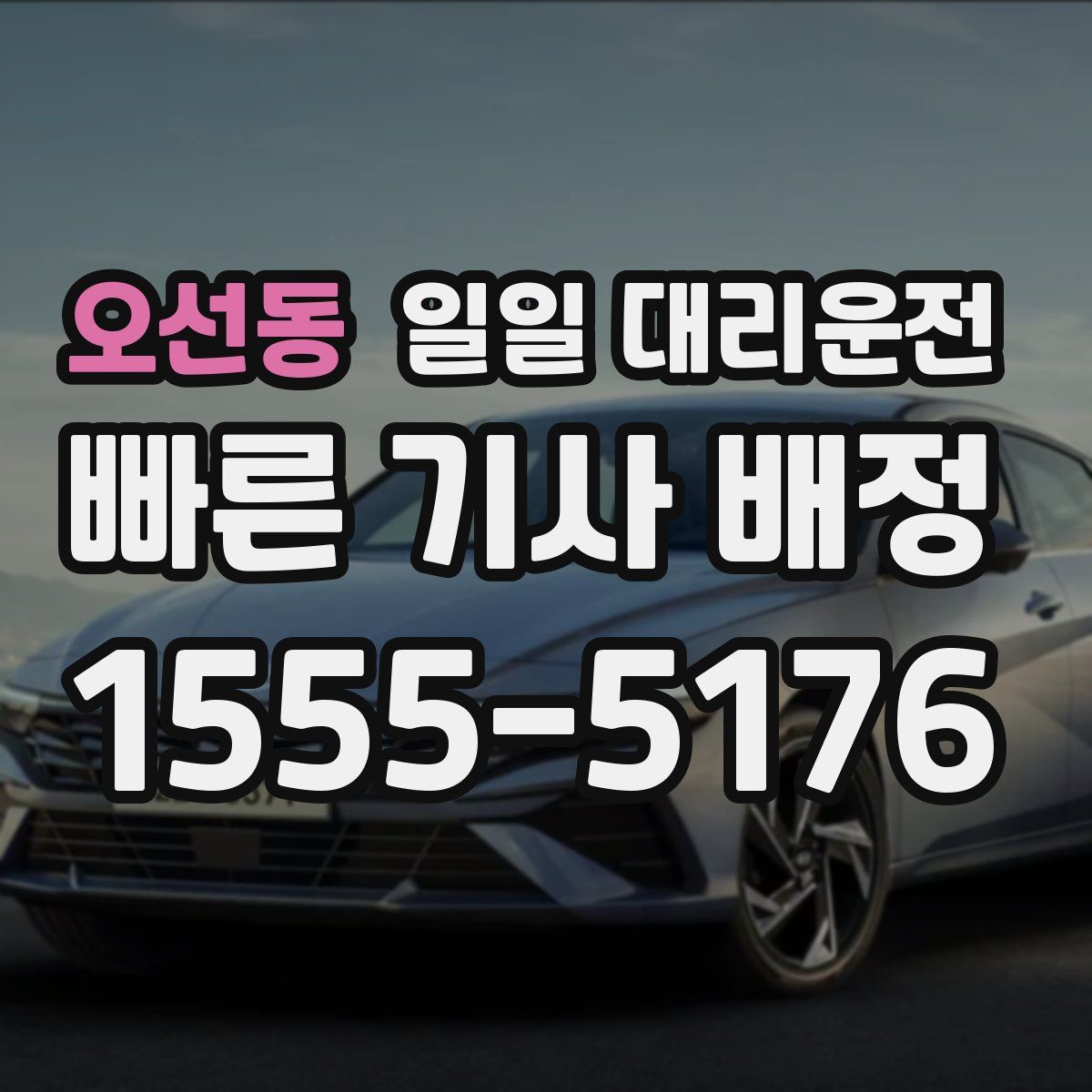 오선동 일일 대리운전