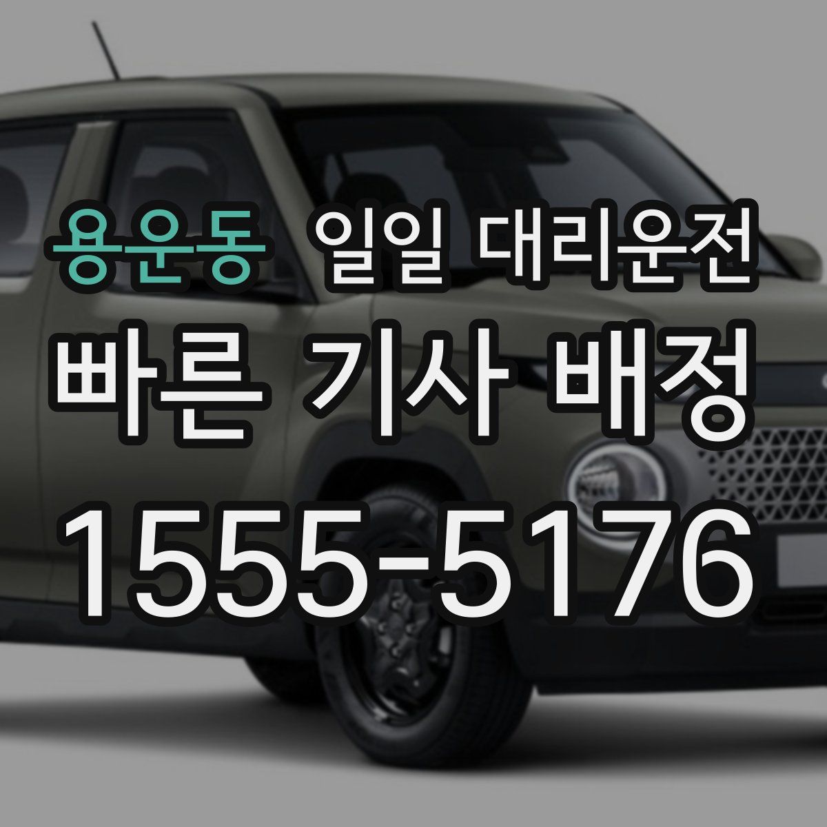 용운동 일일 대리운전