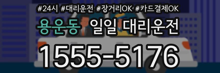 용운동 일일 대리운전