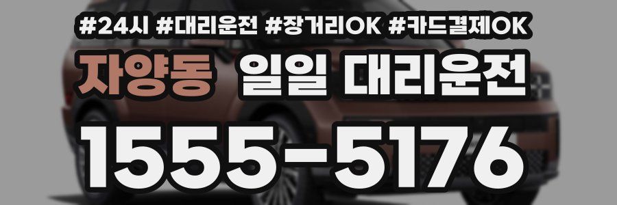 자양동 일일 대리운전