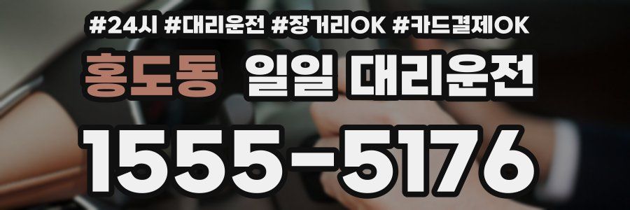홍도동 일일 대리운전