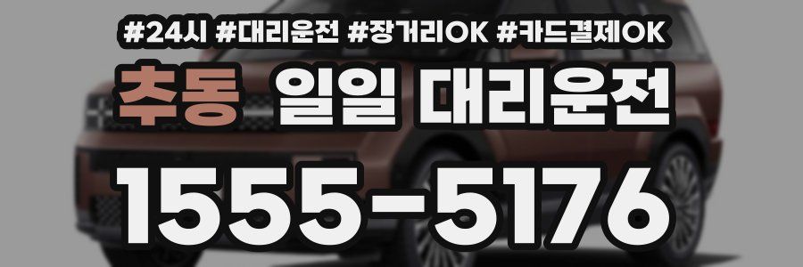 추동 일일 대리운전