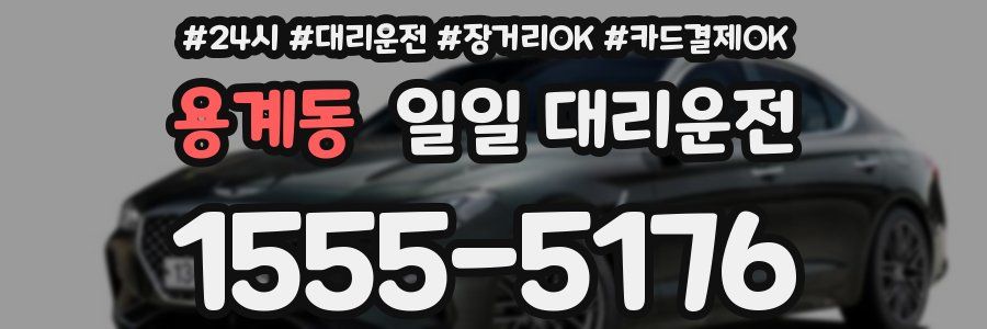 용계동 일일 대리운전