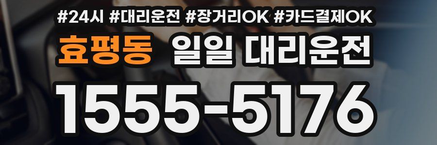효평동 일일 대리운전