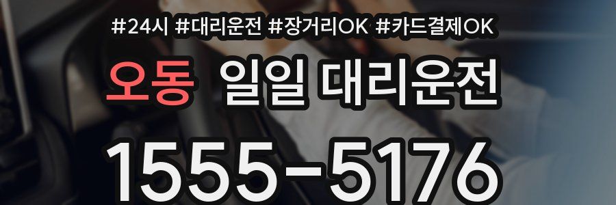 오동 일일 대리운전