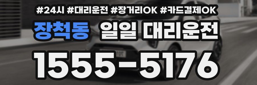 장척동 일일 대리운전