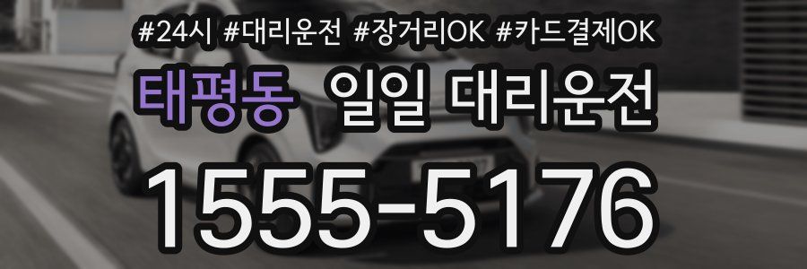 태평동 일일 대리운전