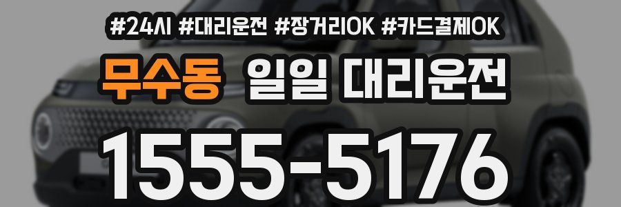 무수동 일일 대리운전